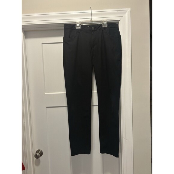 Vuori Black Chino Pants Tapered Leg Performance Blend No Tag Measures 36 x 31 - Picture 1 of 8